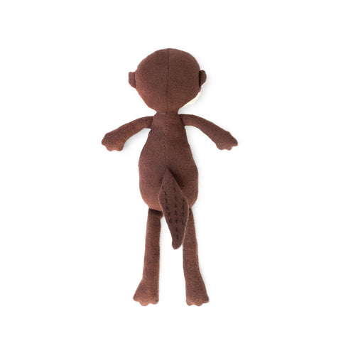 back view flat lay of clara otter