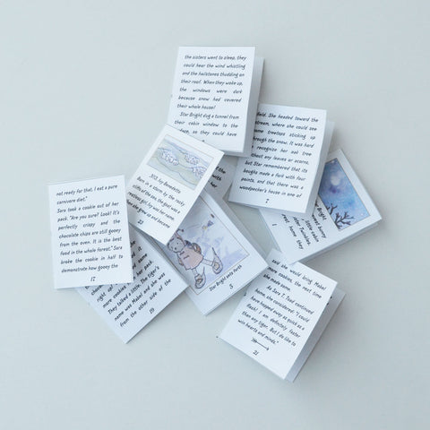 Hero Girls of the Forest book folded pages