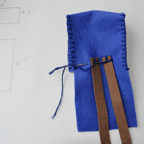 Doll backpack craft stitch